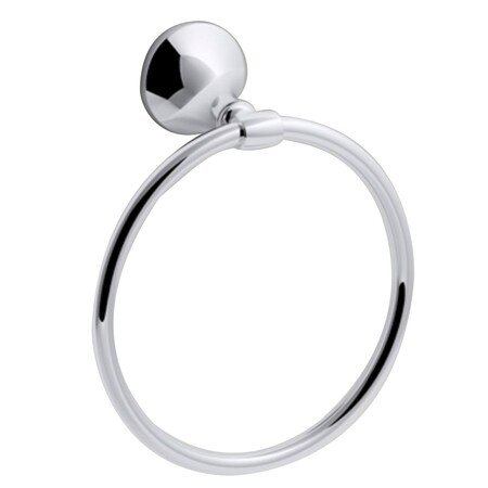 Kohler Kohler Elliston Polished Chrome Silver Towel Ring Metal R72786-CP